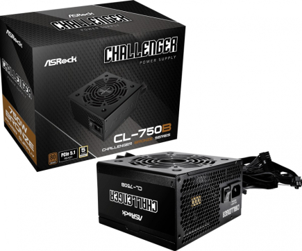 ASRock Power supply CL-750B 750W 80PLUS BRONZE