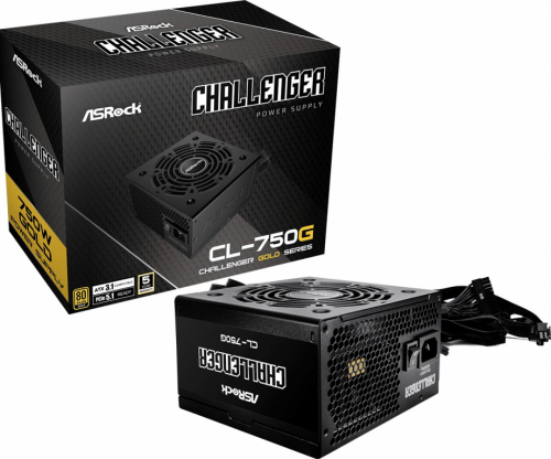 ASRock Power supply CL-750G 750W 80PLUS GOLD