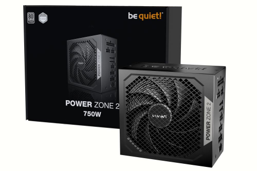 Power Supply|BE QUIET|POWER ZONE 2|750 Watts|Peak Power 820 Watts|Efficiency 80 PLUS PLATINIUM|MTBF 100000 hours|BP006EU