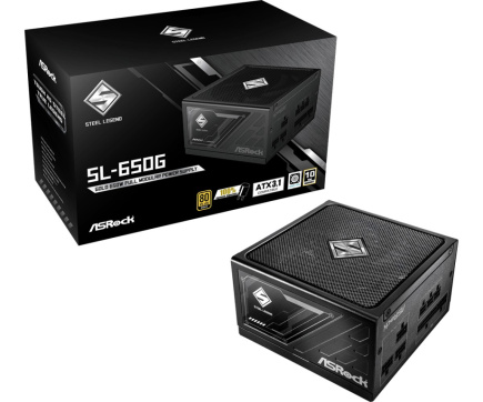 ASRock Power supply SL-650G 650W 80PLUS GOLD full modular