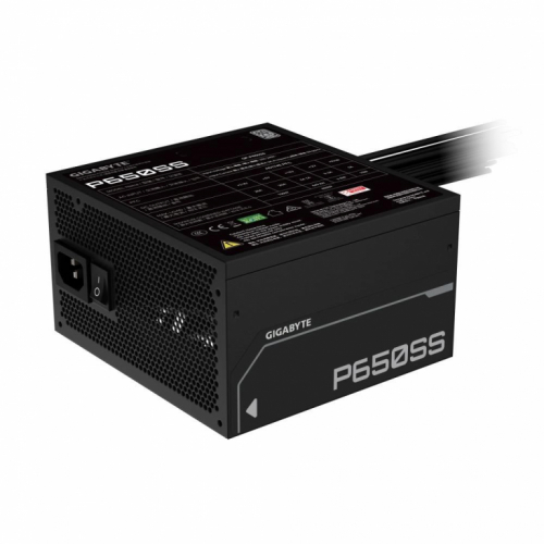 GIGABYTE P550SS Power Supply - PCIe 5.0, 80 PLUS Silver, 120mm Fan, ATX 3.0 compatible, EU Plug