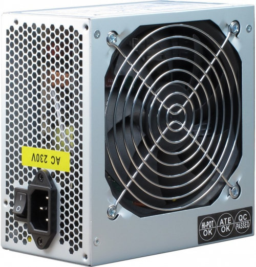 Inter-Tech SL-500 Plus power supply unit 500 W 20+4 pin ATX ATX Silver