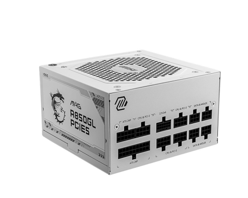 MSI Modular power supply MAG A850GL PCIE5 850W 80PLUS GOLD white