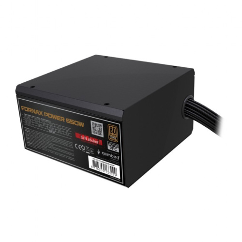 Gembird Power supply Fornax Power 650W 80+Bronze active PFC 120mm fan 10-pack