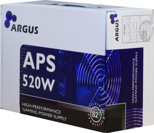 Inter-Tech Argus APS power supply unit 520 W 20+4 pin ATX ATX Black