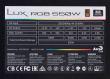 Power supply Aerocool Lux RGB 550M 550 W Black