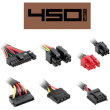 450W Sharkoon SilentStorm SFX Bronze 450W (schwarz, 2x PCIe, 450 Watt)