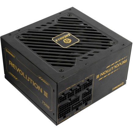 750W Enermax Power Supply 750W Revolution3 80+ Gold Black FULLMOD