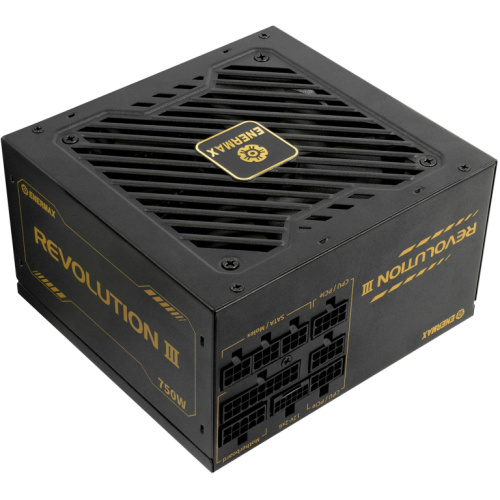 750W Enermax Power Supply 750W Revolution3 80+ Gold Must FULLMOD