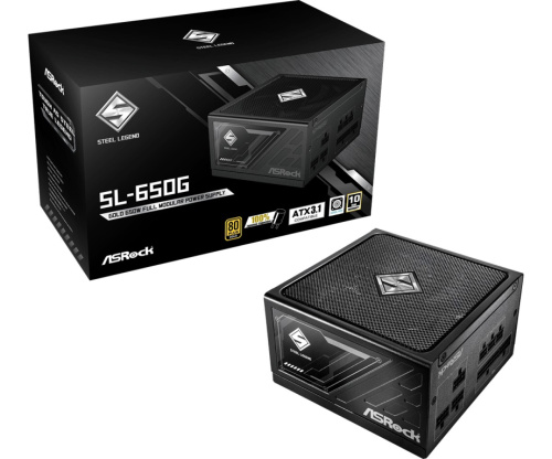 ASRock Power supply SL-650G 650W 80PLUS GOLD full modular
