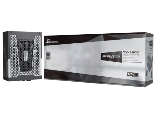 Power Supply|SEASONIC|PRIME TX ATX 3.0|1600 Watts|Efficiency 80 PLUS TITANIUM|MTBF 100000 hours|PRIME-TX-1600-ATX30