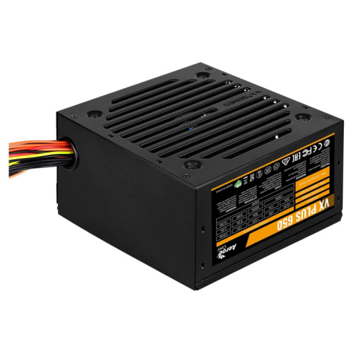 Aerocool VX PLUS 650 power supply unit 650 W 20+4 pin ATX ATX Черный