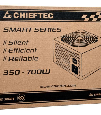 Chieftec Smart GPS-600A8 power supply unit 600 W 20+4 pin ATX ATX Black