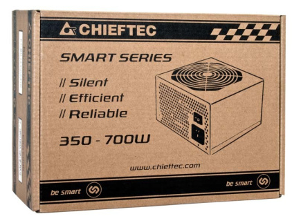 Chieftec Smart GPS-600A8 power supply unit 600 W 20+4 pin ATX ATX Must