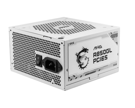 MSI MAG A850GL PCIE5 White power supply unit 850 W 20+4 pin ATX ATX