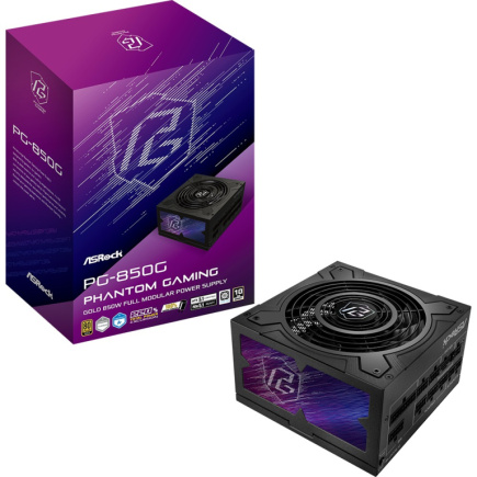 850W ASRock Phantom Gaming PG-850G 850W ATX 80+ Gold Must retail