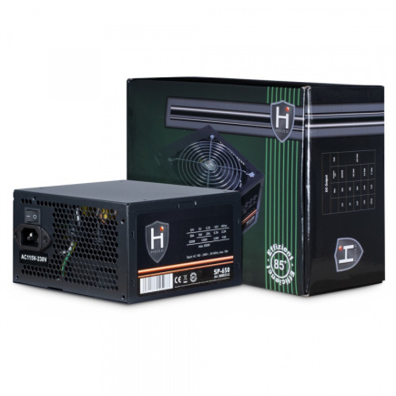 Inter-Tech HIPOWER SP-650 power supply unit 650 W 20+4 pin ATX ATX Must
