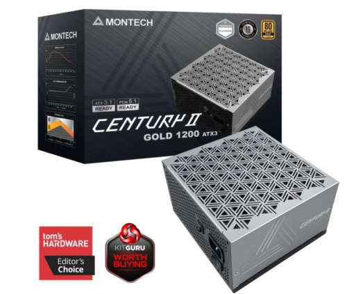 MONTECH Power Supply Century II 1200W 80+ ATX 3.1