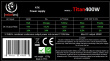 Rebeltec Power supply ATX ver2.31 TITAN 400W